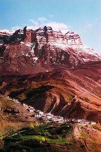 Scenic view of mountains