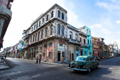 View of city street