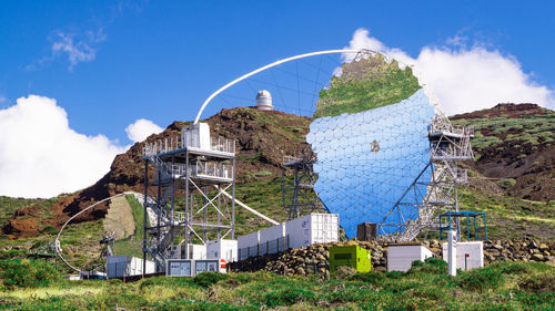 Panoramic shot of buildings against sky