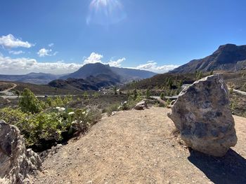 Panoramic view of landscape against sky