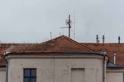 Low angle view of building against sky