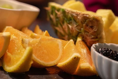 Close-up of dessert in plate