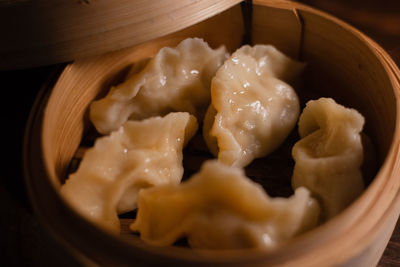 Close-up of pasta in plate