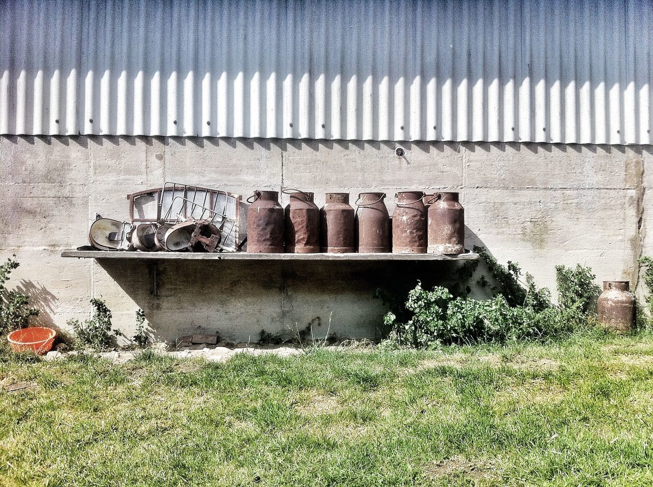 architecture, grass, built structure, building exterior, plant, steps, old, abandoned, wall - building feature, day, growth, outdoors, no people, lawn, field, green color, grassy, run-down, steps and staircases, obsolete