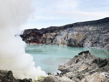 Panoramic view of landscape against sky