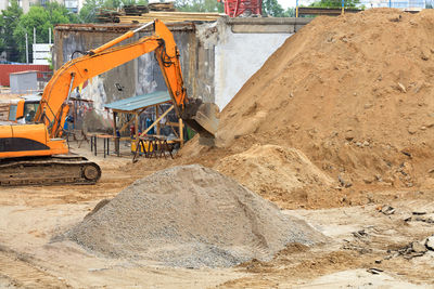 View of construction site