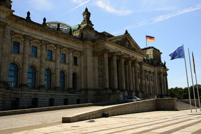 View of historical building in city