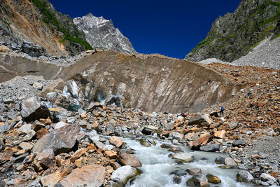 Glacier and the river