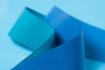 Blue color paper design background