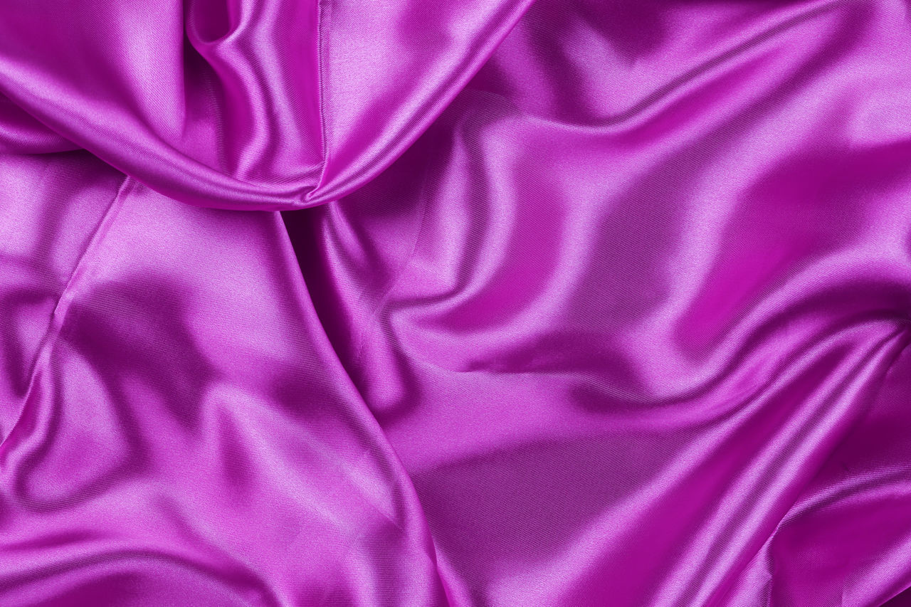 pink, purple, satin, backgrounds, textile, magenta, full frame, petal, silk, pattern, rippled, violet, textured, no people, crumpled, wrinkled, folded, smooth, luxury, abstract, lavender, wave pattern, softness, wealth, shiny, material, elegance, curve, close-up, lilac, bed, indoors, clothing, sheet, abstract backgrounds, linen, fashion, velvet, directly above