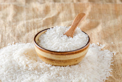 Close-up high angle view of fork