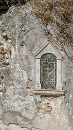 Low angle view of old building