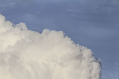 Low angle view of cloudy sky