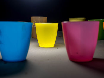 Close-up of drink on table
