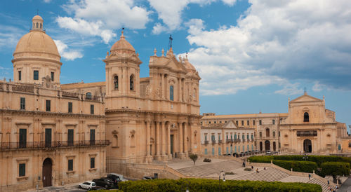 View of historic building against sky