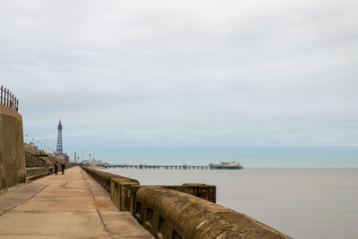 Blackpool promenade view of the tower
