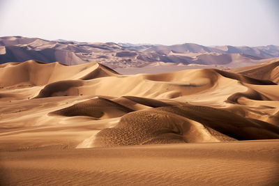 View from nature and landscapes of dasht e lut or sahara desert. middle east desert