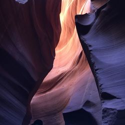 Walking through antelope canyon.