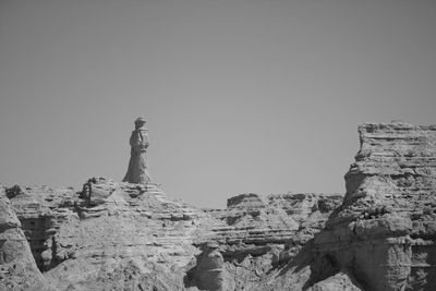 Low angle view of statue