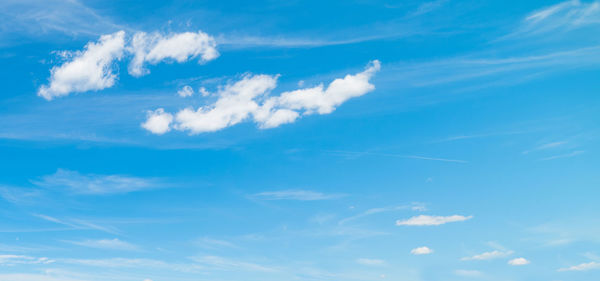 Low angle view of clouds in sky