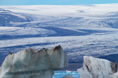 Scenic landscape in iceland