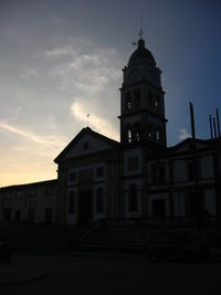 Low angle view of church against sky