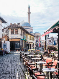 View of buildings in city