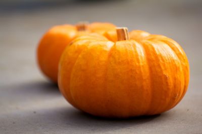 Close-up of pumpkins