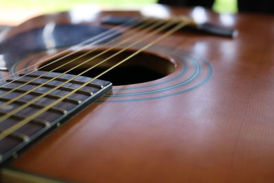 Close-up of guitar