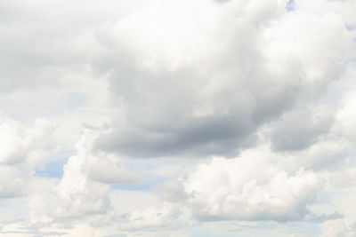 Low angle view of clouds in sky