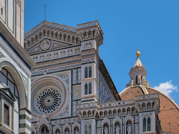 Low angle view of santa maria del fiore cathedral, florence, italy