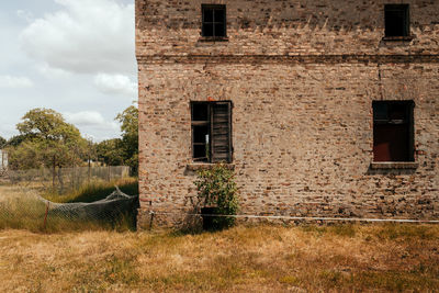 House on field