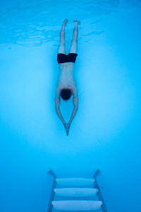 Close-up of swimming pool