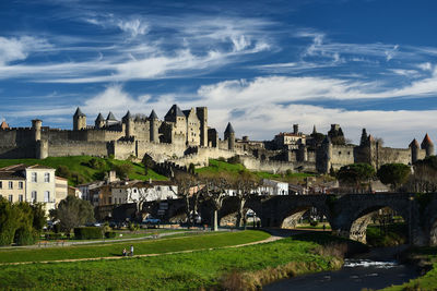 Medieval fortress in france