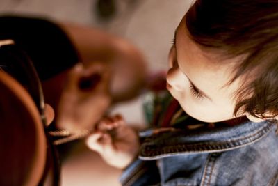 Portrait of cute boy