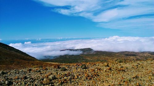 Scenic view of landscape against sky