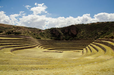 Amphitheater at andes mountains