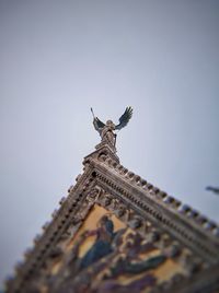 Low angle view of statue