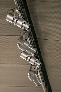 Low angle view of camera