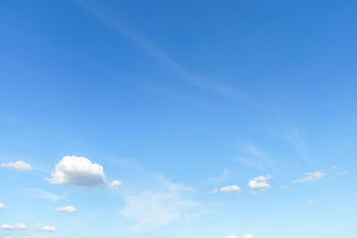 Low angle view of clouds in sky
