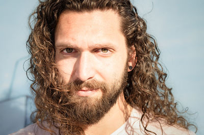 Close-up of young woman