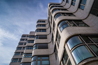 Low angle view of building against sky