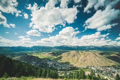 Scenic view of landscape against sky