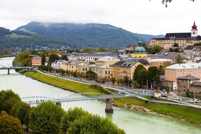 View of buildings in city