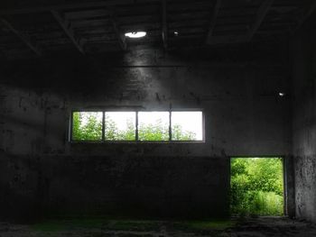 View of abandoned building