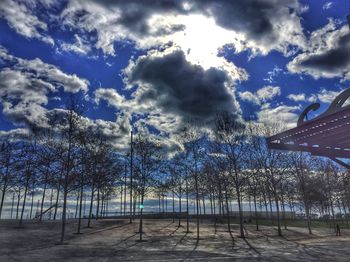 Clouds over cloudy sky