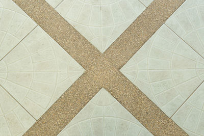 Full frame shot of tiled floor