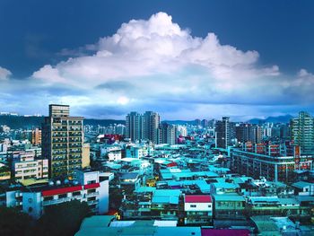 Cityscape against sky