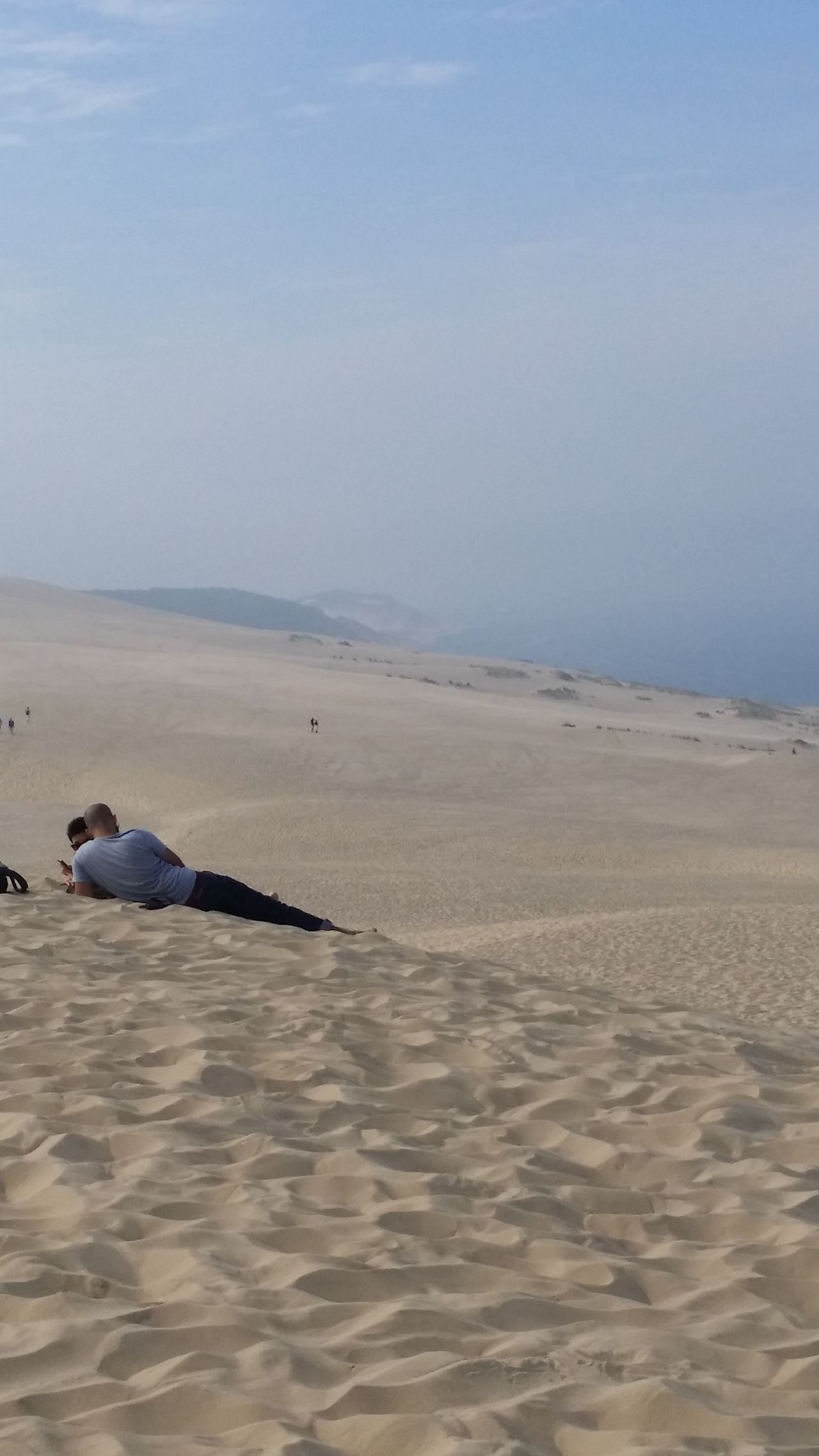 En haut de la dune du pyla