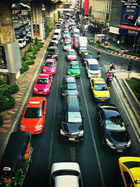 Traffic on road